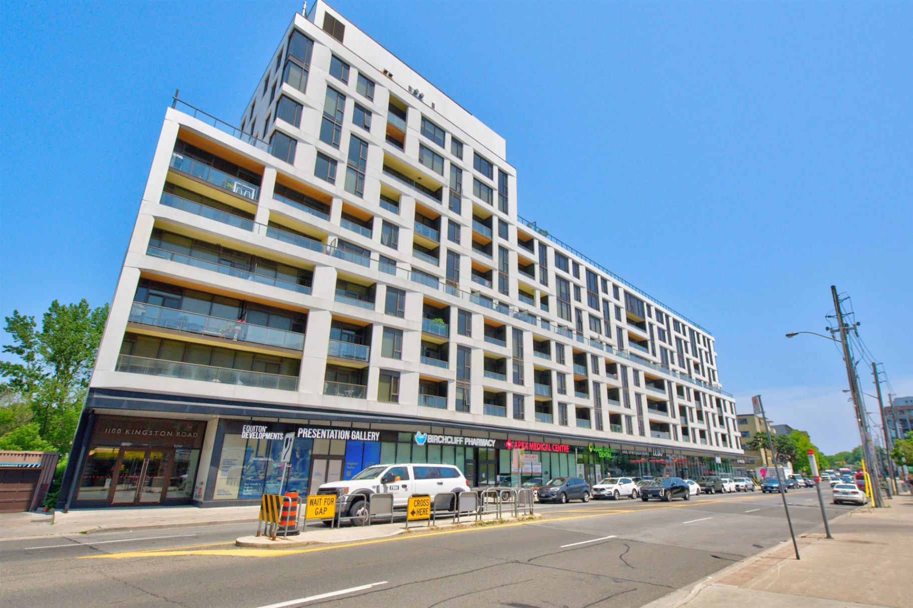 1100 Kingston Road exterior — Kingston & Co. boutique condominium